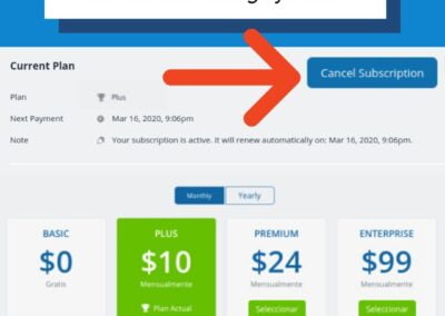 How to cancel your Teamup calendar subscription