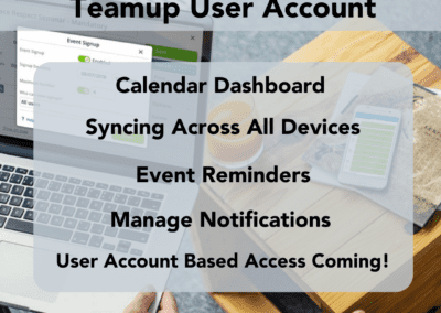 The benefits of creating a Teamup user account