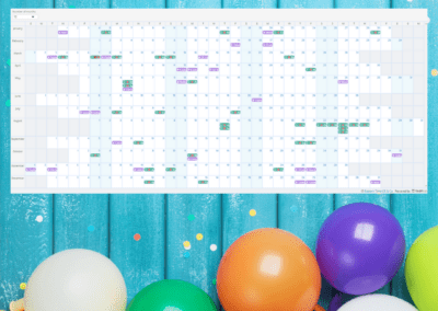 How to create a birthday calendar with Teamup