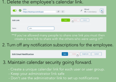 How to remove a user from your Teamup calendar