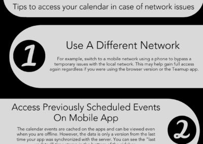 Tips to access your calendar in case of network issues