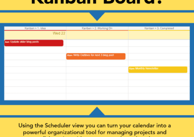 Turn your calendar into a Kanban board